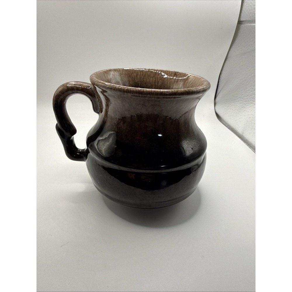 Vintage Brown Handmade 12oz. Coffee Mug Cup Pre Owned